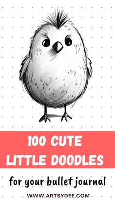 Get inspired with our collection of 100 cute little doodles perfect for your bullet journal or sketchbook. From flowers and animals to food and travel, these doodles will add a touch of creativity to your pages. Click now to read the article and start doodling! #bulletjournalideas #sketchbookideas #doodles #cutedoodles #drawingideas Drawing With Words Ideas, Strength Doodle, How To Draw Doodles Step By Step Easy, Easy Draw Animals, How To Draw Simple Animals, Zentangle Animals Easy, Stuff To Draw Simple, Random Cute Doodles, Easy Small Sketches