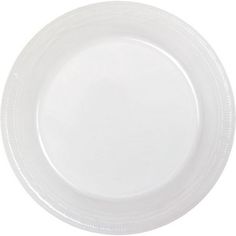 an empty white plate on a white background