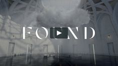 an animated video with the words fofd in white and black on top of it