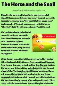 the horse and the snail is featured in an article about how to use it for children's books