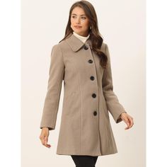 A perfectly polished layer for cooler days, this classic trench coat will keep you looking great and feeling comfortable. Truly a timeless piece that can be worn, loved, passed down - and never go out of style! Button front design allows for easy layering, while front slant pockets provide a spot to store your tiny essentials. Style it with a blouse and slacks for a look that's all business, or pair it with pumps and your favorite dress for a date night out. Classic Solid Pea Coat For Fall, Classic Fall Pea Coat, Elegant Winter Outerwear For Everyday, Elegant Everyday Winter Outerwear, Notch Lapel Outerwear With Button Closure For Everyday, Classic Solid Color Office Outerwear, Classic Fall Outerwear With Button Closure, Classic Single Breasted Everyday Outerwear, Classic Pea Coat For Office