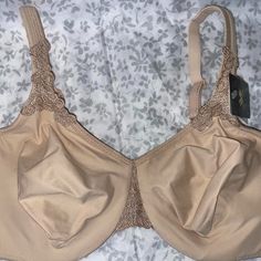 Brand New Wacoal Bodysuede Ultra Full Figure Seamless Underwire Bra Size 38d Elegant Full Cup Bra With Soft Touch, Elegant Full Cup Soft Touch Bra, Elegant Full Coverage Soft Touch Bra, Elegant Full Cup Shaping Bra, Elegant Soft Touch Bra, Elegant Fitted Bra With Soft Touch, Beige Underwire Bra, Elegant Fitted Soft Touch Bra, Elegant Beige Seamless Bra