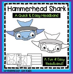 the hammerhead shark is an easy and fun activity for kids to practice their skills