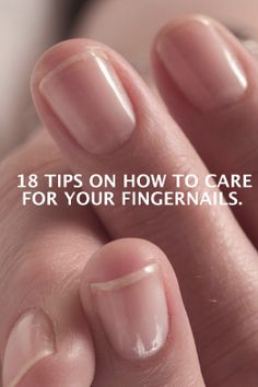 18 tips on how to care for your fingernails. Do It Yourself Nails, Nail Ridges, Stars Nails, Nagel Tips, Manicure Tips, Nail Care Tips, Nail Swag, Nail Fungus, Strong Nails