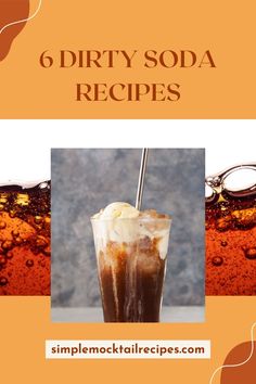 the recipe book is filled with different types of sodas