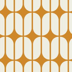 an orange and white pattern with circles