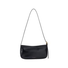 Black Shoulder Bag – VERAFIED Chic Baguette Bag With Top Carry Handle For Travel, Classic Shoulder Bag With Gold-tone Hardware For Shopping, Classic Crossbody Baguette Bag For Shopping, Classic Baguette Bag With Detachable Strap For Daily Use, Classic Baguette Bag With Adjustable Strap For Shopping, Classic Everyday Top Handle Baguette Bag, Classic Baguette Bag With Removable Pouch For Everyday, Classic Baguette Bag With Detachable Handle, Everyday Handheld Bags With Gold-tone Hardware