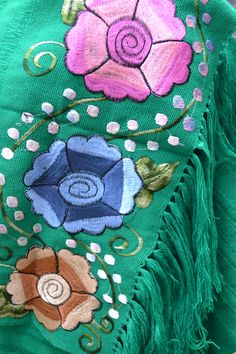 Mexican handmade rebozo, with beautiful, very elegant flowers. For all occasions Each model is unique, its embroidery and colors makes each piece different Mexican Rebozo ~ Rebozo ~ Mexican Shawl ~ Pashmina ~ Shawl ~ Scraf Mexican Shawl, Mexican Skirts, Mexican Rebozo, Shawl Pashmina, Mexican Flowers, Mexican Earrings, Colorful Skirts, Hippie Earrings, Pashmina Shawl