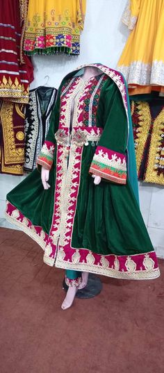 afghan kuchi traditional wedding drees  is made of good quality long lasting fabric. Traditionally such Afghanistan Persian Pashtun new design frocks are used as bridal dress. Most of girls also like and recommend such dresses for wedding, Nikkah and Mehndi night events. The dress measurements are kept average. If you need this frock in exact measurements you need, then please  send us measurements which best fit on your body Green Dress With Resham Embroidery, Traditional Embroidered Habesha Kemis For Wedding, Bohemian Dabka Ceremonial Dress, Bohemian Gown For Traditional Ceremonies With Resham Embroidery, Bohemian Ceremonial Gown For Eid, Bohemian Gown For Ceremonial Eid, Bohemian Gown For Eid Ceremonial, Traditional Dabka Gown For Ceremonies, Bohemian Embroidered Ceremonial Gown