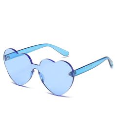 Taizhou Two Circles Trading Co. Ltd. Costume Accessories Blue Fashion Shaped Sunglasses for Adults 810077651667 Cowgirl Halloween Costume, Bachelorette Party Gift Bag, Book Favors, Black And Grey Rose, Sunglasses Transparent, Glasses Collection, Heart Shaped Glasses, Party Expert, Heart Glasses