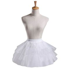 Product Description Features:3 layers mesh/Net,no hoop,for girls Size:the waistline about 19"-32", the length about 13.7" Dresees length:Short Petticoat,elastic waist Fluffy: The outer tulle is a bit hard so that it can hold your flower princess dress and make it fluffy. Also, it's more suitable and convenient for daily outfit than hoop petticoat. Occasion: Flexible applied in daily dress, bridal dress, princess dress, vintage dress, tutu, girl's dress, costume, ball gown underskirt. Also can be a great gift for kids as birthday gift, Thanksgiving gift, Christmas gift. Outer Tulle, Flower Princess Dress, Yarn Skirt, Hoop Petticoat, Cosplay Maid, Flower Princess, Cinderella Costume, Princess Prom Dresses, Girls Ballet