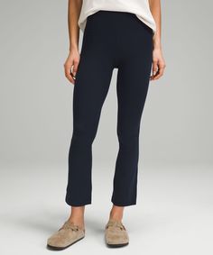 lululemon Align™ High-Rise Mini-Flare Pant *Extra Short | Women's Leggings/Tights | lululemon Lululemon Align Pant, Flare Pant, Short Women, Women Leggings, Feeling Nothing, Tank Top Dress, Lululemon Align, Lululemon Leggings, Christmas Wishlist