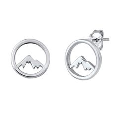 PRICES MAY VARY. The High and Low mountain ring symbolizes the ups and downs in life; can also symbolize obstacles or making progress. Face Height: 15mm Comes in Closeout Warehouse Cotton Filled Jewelry Box Clean your jewelry using a mild soap solution. Keep away your jewelry from air contact when not in use 925 Sterling Silver Circled Mountain Stud Earrings. Our silver jewelry is made from Sterling Silver. Sterling Silver is a mixture of high-quality 92.5% or higher pure silver with alloys to a Ups And Downs In Life, Mountain Earrings, Mountain Ring, Silver Mountain, Circle Outline, Wholesale Silver Jewelry, Discount Jewelry, Silver Plated Jewelry, Silver Stud Earrings