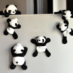 PRICES MAY VARY. ❤ Material: Plush, Magnet;Size: 9cm x 9cm/3.54" x 3.54" (Approx.); ❤ Great as souvenirs or decorations for anyone and anywhere. Kids, teenagers, and adults will love them. They'll add to the look of any party or office interior. ❤ Cartoon panda shape fridge sticker, very lovely. Can decorate your fridge and make your home full of vital force. Strong magnet can stick to fridge firmly. ❤ Can be directly adsorption on any metal or magnetic surface, such as refrigerators, air condit Whiteboard Sticker, Panda Mignon, Fridge Stickers, Sculptural Fashion, Refrigerator Sticker, Cartoon Panda, Class Projects, Animal Stickers, Kids Stickers