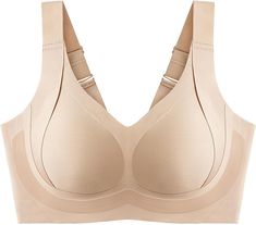 PRICES MAY VARY. Forlestofficial Bra----Our side coverage and anti-sagging wire-free bra is specially designed to gather and support the breasts, providing a comfortable and secure fit. Say goodbye to discomfort and sagging with this wireless bra that offers a seamless and sexy comfort experience. Side Coverage And Anti-Sagging Wire-Free Bra-----Side coverage and anti-sagging wire-free bra, say goodbye to bad posture! Seamless construction minimizes chafing. full of elasticity fabric stretches f Best Bras For Large Bust, Dance Bras, Wire Free Bra, Sleep Bra, Free Bra, Coverage Bras, Bad Posture, Minimiser Bra, Yoga Sports Bra