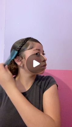 Taliyah Shay-Leigh🤍 on Instagram: "trying a new hairstyle⭐️ follow me @taliyahshayleigh for more curly hairstyles!  - - - #curly #curlyhair #hairtutorial #hairstyles #viralvideos #explorepage✨ #reels #trending #tendrilsandcurls #viralreels #naturalhair" Cute Hairstyles With Natural Hair Black, Basketball Cheer Hairstyles, Braided Headband Hairstyle Black Women, Hairstyles For Curly Hair Black Women, Hairstyles To Do On Short Hair, Cute Hairdos For Curly Hair, One Bun Hairstyles, Quick Curly Hairstyles For School, Natural Hair Styles Easy Quick