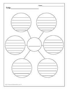 the four circles are shown in this worksheet