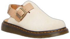 Casual Slingback Mules With Rubber Sole, Beige Leather Slip-ons For Spring, Casual Slingback Mules With Leather Footbed, Beige Slip-on Mules With Cushioned Footbed, Spring Leather Footbed Clogs For Everyday, Casual Beige Clogs With Leather Sole, Casual Beige Mules With Leather Footbed, Comfortable Spring Workwear Mules, Comfortable Mules For Work In Spring