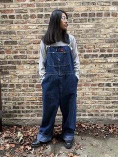 excellent condition , slightly distressed* vintage from the 1980s 80s bib overalls , jean overall oversized loose baggy fit dark wash denim labeled size W38 L30 *small hole in rear of overall-pleasantly distressed Sold by Yellow Jacket Vintage Baggy Jean Overalls, Cheap Denim Bib Front Overalls, Dark Wash Baggy Overalls, Dark Wash Utility Denim Jumpsuit With Bib Front, Utility Style Dark Wash Denim Jumpsuit With Bib Front, Retro Dark Wash Denim Jumpsuit, Retro Denim Overalls With Pockets, Retro Denim Blue Overalls With Pockets, Dark Wash Denim Bib Front Shortalls