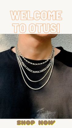 OTUSI 4 Pcs/Set Hip Hop Twisted Rope Flate Snake Chain Choker Necklace For Men Punk Silver Color Long Cuban NK Chain Necklaces
Brand Name: OTUSI

Metals Type: Iron alloy

Origin: Mainland China

CN: Zhejiang

Necklace Type: Chokers Necklaces

Material: Metal

Gender: Unisex

Function: Mood Tracker

Style: TRENDY

Shape\pattern: Geometric

Pendant Size: As Picture

Fine or Fashion: fashion

Occasion: Party

Chain Type: Link Chain

Item Type: NECKLACES

Compatibility: All Compatible

Choice: yes Harem Jeans, Outfit Retro, Cotton Cargo Pants, Casual Sweatpants, Japanese Streetwear, Necklace Brands, Mens Pants Fashion, Chain Choker Necklace