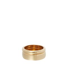 Sleek Banded Rings – Roxanne Assoulin Roxanne Assoulin, Two Rings, Brass Ring, Gold Plating, Ring Sets, Jewelry Shop, Gold Tones, Gold Plate, Ring Size