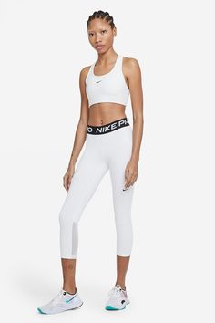 Lunge Stretch, Nike Pro Pants, Mesh Panel Leggings, Nike Pro Women, Panel Leggings, Women Rising, Crop Leggings