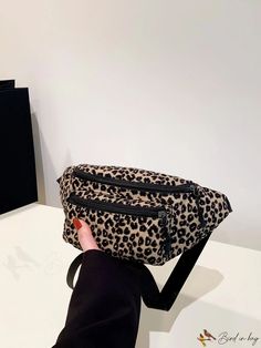 BirdinBag - Stylish Leopard Print Waist Bag