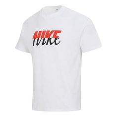 Nike Sportswear Max90 T-Shirt 'White' FD1287-100 White Moisture-wicking Short Sleeve T-shirt, Crew Neck T-shirt For Light Sports, Sporty Short Sleeve T-shirt For Sports Season, White Athleisure T-shirt For Sports Season, White Short Sleeve Sportswear T-shirt, Sportswear T-shirt With Graphic Print For Light Sports, White Athleisure T-shirt With Logo Print, Basic Nike T-shirt Moisture-wicking, Nike Short Sleeve T-shirt For Gym