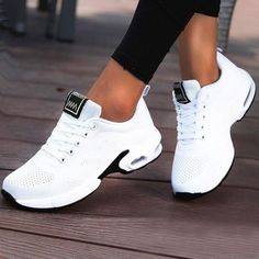 Owlkay Breathable Casual Outdoor Light Weight Sports Shoes Walking Sne Celana Jins, Kasut Wanita, Pin Fashion, Allen Walker, Mesh Heels, Sport Shoes Fashion, Orthopedic Shoes, Lightweight Sneakers, Walking Sneakers