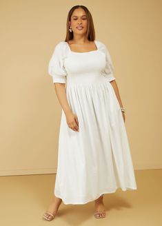 Plus Size linen maxi dress plus size linen dress cotton dress Chic Cotton Smocked Dress With Gathered Waist, Elegant Billowy Cotton Dress, Cotton Midi Dress With Gathered Sleeves And Relaxed Fit, Cotton Dress With Smocked Back And Straight Neckline, Relaxed Fit Cotton Midi Dress With Gathered Sleeves, Beach Midi Dress With Straight Neckline, Daywear Smocked Dress With Ruched Fitted Bodice, Cotton Daywear Dress With Gathered Neckline, Ruched Relaxed Fit Midi Dress For Daywear