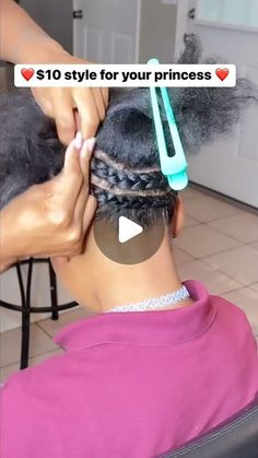 Easy Black Hairstyles, Quick Braid Styles, Outre Hair, Quick Braids, Kid Braid Styles, Natural Braids, Princess Hair, Quick Braided Hairstyles