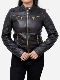 Women Sheepskin Black Cafe Racer Motorcycle Leather Jacket, Real Leather Jackets, Vintage Winter Leather Jacket, Ladies Biker Jacket Gifts *return policy* We do not compromise on quality and comfort. Return and Refund Policy: This item includes a 100% Money Back Guarantee! If you are not completely satisfied with your purchase for any reason, you received damaged, faulty product or you did not receive the size that you originally ordered, just send it back to our return address and we will issue Black Cafe Racer, Winter Leather Jacket, Winter Leather Jackets, Jackets Vintage, Racer Motorcycle, Motorcycle Leather Jacket, Womens Biker Jacket, Cafe Racer Motorcycle, Real Leather Jacket