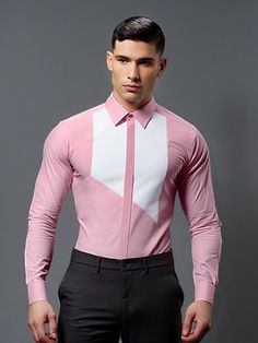 Pink Designer Shirt, Color Tone