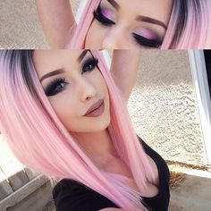 Sanggul Cepol, Scene Girl, Hair Color Pastel, Bright Hair, Pastel Hair, Rainbow Hair, Hair Envy, Cool Hair Color, Grunge Hair