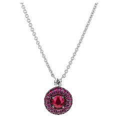 Pendant Necklace White Gold, Ruby Diamond Pendant, Necklace White Gold, White Gold Pendant Necklace, White Gold Pendant, Ruby Diamond, Diamond Pendant Necklace, Gold Pendant Necklace, Diamond Pendant