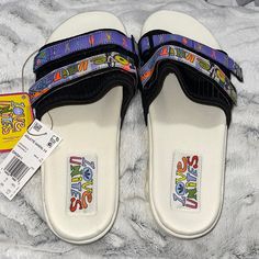 Brand New Adidas Originals Men's Adilette 2.0 Pride Slides Sandals / Comes With “Love Unites” Patch! Gw2411 Mens Size 10 Woman’s Size 11.5 Adidas Sporty Flat Slides, Sporty Flat Adidas Slides, Adidas Synthetic Slides For Streetwear, Adidas Casual Slip-on Sport Sandals, Adidas Slide Sandals For Streetwear, Adidas Non-slip Sandals For Streetwear, Adidas Non-slip Slides For Streetwear, Adidas White Sport Sandals, White Adidas Sport Sandals