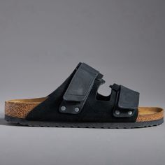 Size U.S. 7-7.5/Eu 38 Color Black Suede Upper Leather Insole Lightweight/Flexible Eva Sole Slip-On Styling 1” Platform Height New With Tags In Original Box Shoes Birkenstock, Birkenstock Black, Eva Sole, Birkenstock Shoes, Black Sandals, Black Suede, Birkenstock, Black Color, Original Box