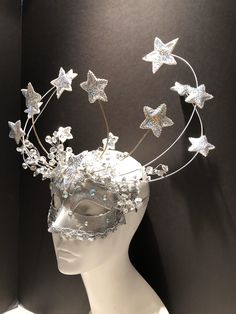 Starry Masquerade Mask, Creative Masquerade Mask, Blind Masquerade Mask, Unique Masks Masquerade Ball, Masquerade Mask Stars, Star Mask Masquerade, Celestial Masquerade Mask, Moon Mask Masquerade, Masquarde Masks