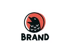 the logo for brand with an image of a bird in a circle on top of it