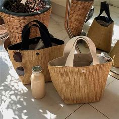 Subang Jaya, Retro Shoulder Bag, Summer Purses, Vacation Bag, Woven Handbags, Shah Alam, Straw Tote Bag, Straw Handbags, Travel Purse