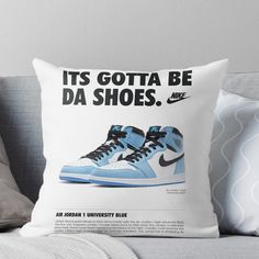 Super soft and durable 100% spun polyester Throw pillow with double-sided print. Cover and filled options. Get ready to upgrade your style with this vintage-style Nike Air Jordan 1 poster. Perfect for any sneakerhead or sports enthusiast, this poster features the iconic Nike AJ1 UNC in a bold and modern design. Nike Air Jordan 1, Nike Jordan Canvas, Nike Jordan Print, Hypebeast Print, Nike Fan Gifts, Hip Hop, Tracklist, Sneaker Wall Art, A Great Canvas for the Sneaker Lovers Wall, Jordan Posters, Gift For Him, Gift For Her, Man Cave, Gift Idea, Jordan Flight Nike, Nike Poster, Nike Print, Nike Canvas, Nike Wall Art, Air Jordan Poster, Minimalist Design. Ready to download, and ready to print in maximum quality. Sizes: 50X70cm, A3 If you want another size you can put it in the customize opti Air Jordan 1 Poster, Jordan 1 Poster, Air Jordan Poster, Aj1 Unc, Air Jordan 1 University Blue, Poster Nike, Nike Wall, Sneaker Wall, Nike Aj1