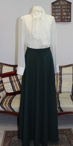 Description. A long skirt with a half sun is well suited for both exit and work *half circle skirt, *with zipper in the back ➤ Material 100% polyester You can order your color by choosing from our table. Skirt length 120 cm You can order your skirt length in the range from 100cm to 120cm ➤Sizing My Size Guide in FAQ section below will help you define the perfect size match. The item can also be made according to your measurements - just message them to me. * If you wish your order to be delivere Half Circle Skirt, Half Sun, Skirt Office, Green Maxi Skirt, Skirt A Line, Skirt With Zipper, Office Skirt, Skirt Plus Size, Table Skirt