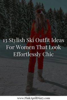 Discover how to dress for a ski trip with my latest chic ski fashion blog post featuring 13 stylish ski outfit ideas for women. From a leggings and sweater outfit to a red ski suit, these ski vacation outfits will keep you warm while looking effortlessly chic. Click the link to read more and elevate your ski trip capsule wardrobe today! Leggings And Sweater Outfit, Trip Capsule Wardrobe, Ski Vacation Outfits, Ski Outfit Ideas, Ski Lodge Outfit, Leggings And Sweater, Ski Outfit For Women, Weekend Getaway Outfits