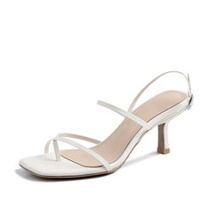 TAAFO Cross Strap Ladies High Heel Sandals Thong Sandals Ladies Sandals For Women Pink-7.5 White T-strap Sandals With Heel Strap For Summer, White Toe Post Slingback Sandals For Summer, White T-strap Sandals With Heel Loop For Summer, Summer White T-strap Sandals With Heel Loop, White Toe Post Ring Sandals For Summer, T-strap Toe Post Sandals With Heel Strap For Beach, White Toe Post Toe Ring Sandals For Summer, White High Heel T-strap Sandals For Summer, White Slingback Sandals With Heel Strap For Beach