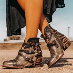 Freebird CRUE - Individually hand crafted from start to finish. Freebird Shoes, Freebird Boots, Women's Booties, Handcrafted Boots, Freebird By Steven, Leather Booties, Western Boots, Biker Boot, Me Too Shoes