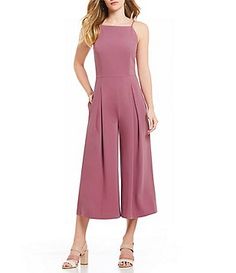 Antonio Melani Zarina Wide Leg Pleated Jumpsuit Formal Sleeveless Jumpsuits And Rompers For Summer, Sleeveless Jumpsuits And Rompers For Formal Summer Events, Formal Sleeveless Jumpsuits And Rompers For Spring, Sleeveless Formal Jumpsuits And Rompers For Spring, Fitted Sleeveless Jumpsuits And Rompers For Spring, Sleeveless Fitted Jumpsuits And Rompers For Work, Fitted Sleeveless Jumpsuits And Rompers For Work, Fitted Sleeveless Jumpsuits For Workwear, Elegant Sleeveless Stretch Jumpsuit