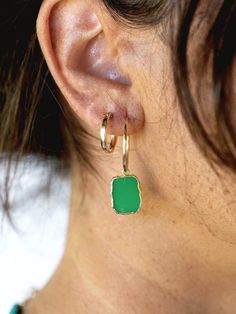 Our best selling pieces are now available as sets! We've done all the stacking for you and when you buy them together you'll also save on cost! ✦ WHAT'S INCLUDED IN THIS SET ✦ ✧ 1 pair Anuhea Aqua Chrysoprase Gemstone Hoop Earrings. ✧ 1 pair 15mm 14kt Gold Filled Tube Hoops. ✧ Metal: 14kt Gold Filled. ✧ Value: $138. ✧ All Ke Aloha Jewelry pieces come packaged thoughtfully, beautifully, and ready for gift giving. ✦ MORE EARRINGS ➤ http://www.etsy.com/shop/kealohajewelry?section_id=11465370 ✦ SHOP Hoop Earring Set, Gold Hoop Earring, Gemstone Hoop Earrings, Ear Stack, Hoop Earring Sets, Initial Jewelry, Jewelry Earrings Hoops, Gold Hoop, Gold Hoop Earrings