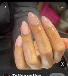 Almond Acrylic Overlay, One Colour Almond Nails, Short Almond Natural Nails, Almond Point Nails, Short Natural Almond Nails, Neutral Nails Black Women, Shellac Nails Design, Short Manicured Nails Gel, Super Short Almond Nails