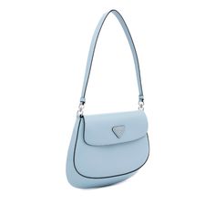 Prada Cleo Flap, Prada Cleo, Flap Shoulder Bag, Miuccia Prada, The Hand, Vuitton Bag, Fashion Labels, Flap Bag, Blue Bags