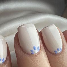 Greek Vibes, Cute Simple Nails, Light Nails, Simple Gel Nails, Casual Nails, Cute Gel Nails, Short Acrylic Nails Designs, Cuticle Oil, Dream Nails